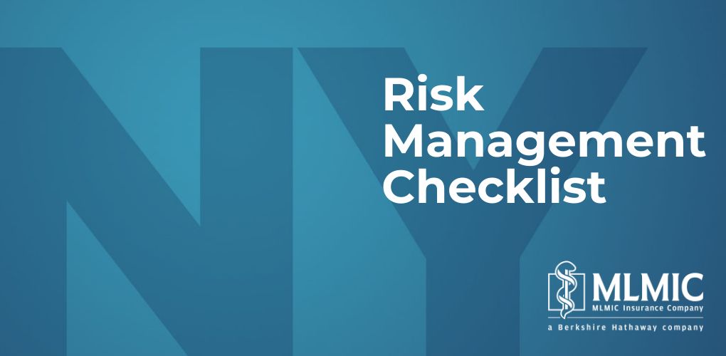 Risk Management Checklists: Healthcare Office Policies | MLMIC Insider